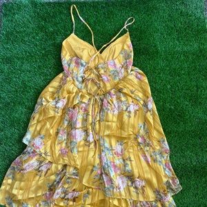 Forever 21 Floral Jacquard Maxi Dress